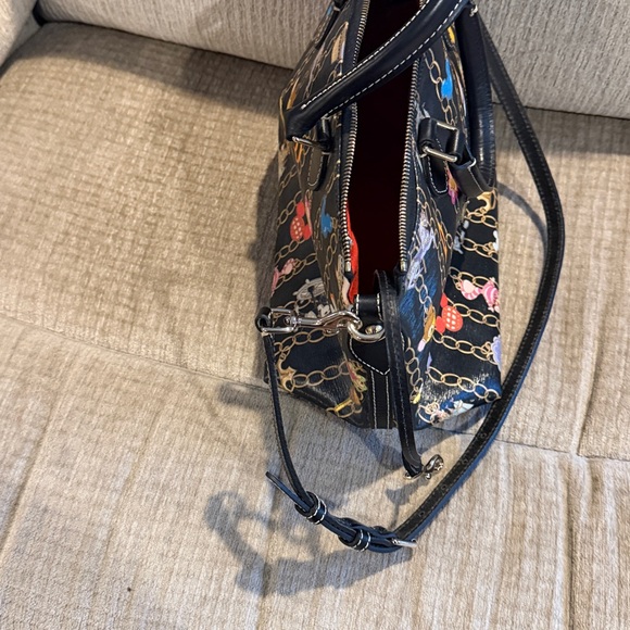 Dooney & Bourke Disney 11 x 13 character satchel with detachable strap black - Picture 7 of 12